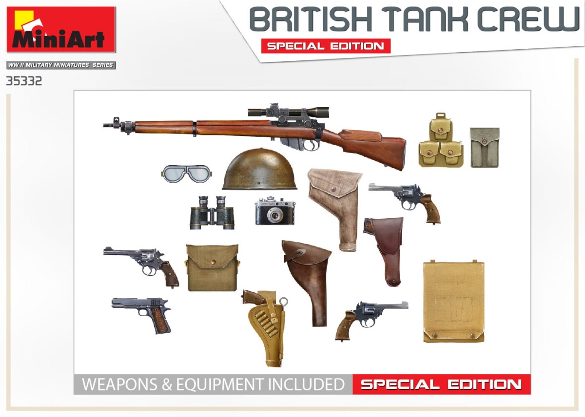 Zdjęcie dodatkowe produktu British Tank Crew. Special Edition 1:35 MiniArt 35332