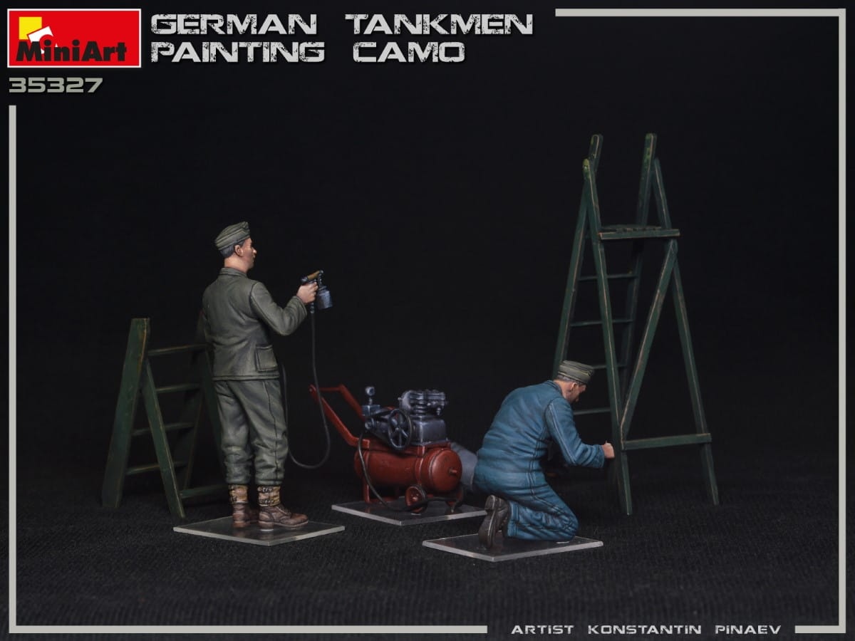 Zdjęcie dodatkowe produktu German Tankmen Camo Painting 1:35 MiniArt 35327