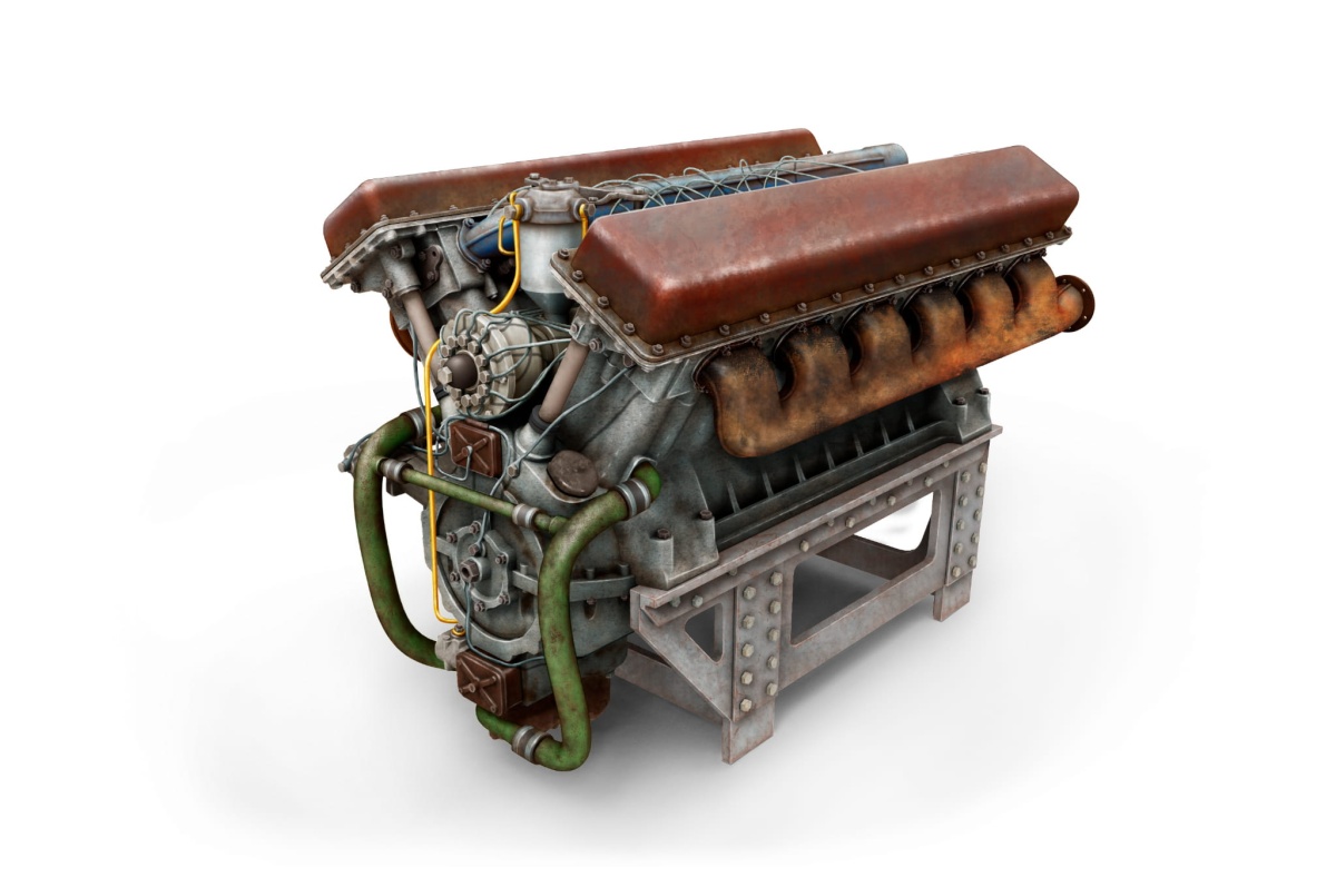 Zdjęcie dodatkowe produktu T-34 Engine V-2-34 and Transmission Set 1:35 MiniArt 35205