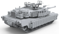 Zdjęcie dodatkowe produktu U.S. Main Battle Tank M1A2 SEP ABRAMS TUSK II 1:72 Meng 72003