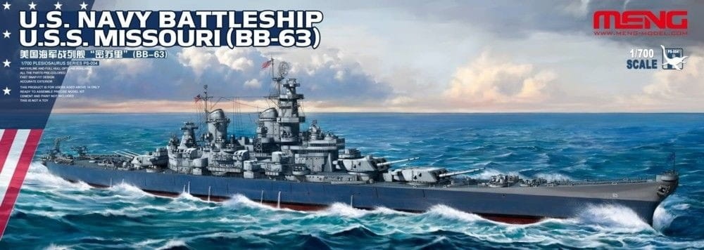 Zdjęcie główne produktu U.S. Navy Battleship Missouri (BB-63) 1:700 Meng PS004