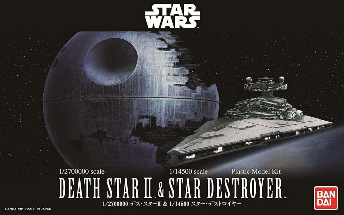 Zdjęcie główne produktu Death Star II and Imperial Star Destroyer 1:14500 Revell 01207 Bandai