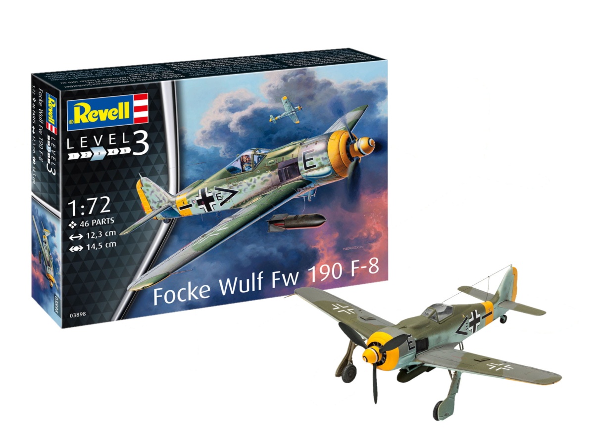 Zdjęcie główne produktu Focke Wulf Fw190 F-8 1:72 Revell 03898