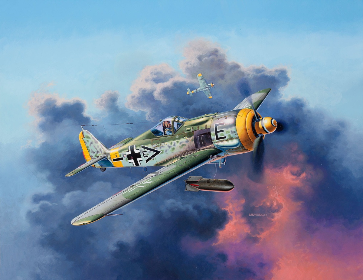 Zdjęcie dodatkowe produktu Focke Wulf Fw190 F-8 1:72 Revell 03898