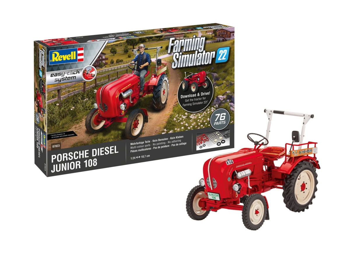 Zdjęcie główne produktu Porsche Junior 108 - Farming Simulator Edition 1:24 Revell 07823