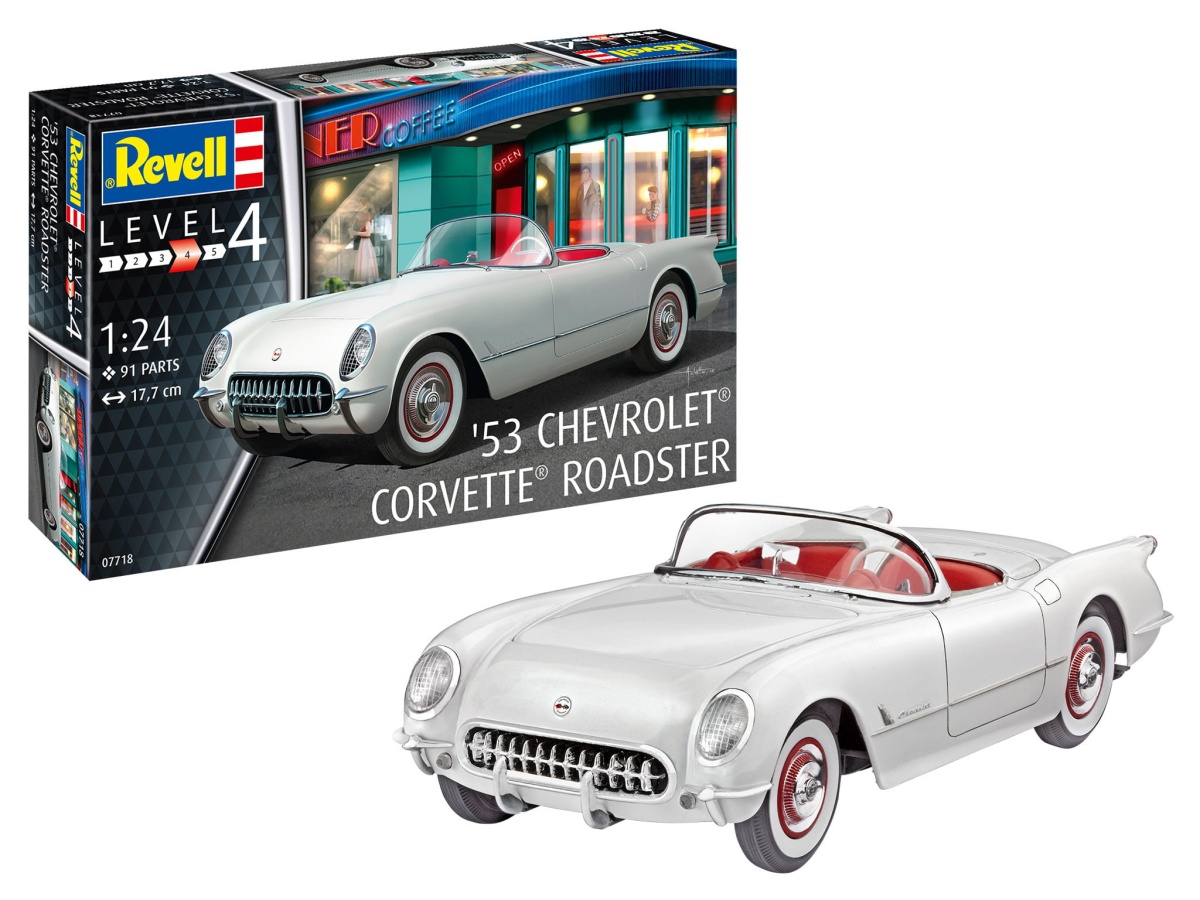 Zdjęcie główne produktu Corvette Roadster 1953 1:24 Revell 07718