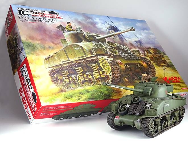 Zdjęcie dodatkowe produktu British Sherman FIREFLY IC 1:35 Asuka 35-028