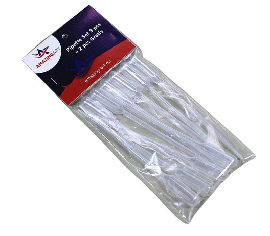 Zdjęcie główne produktu Pipeta 1ml (10szt) (zestaw pipet) Amazing Art