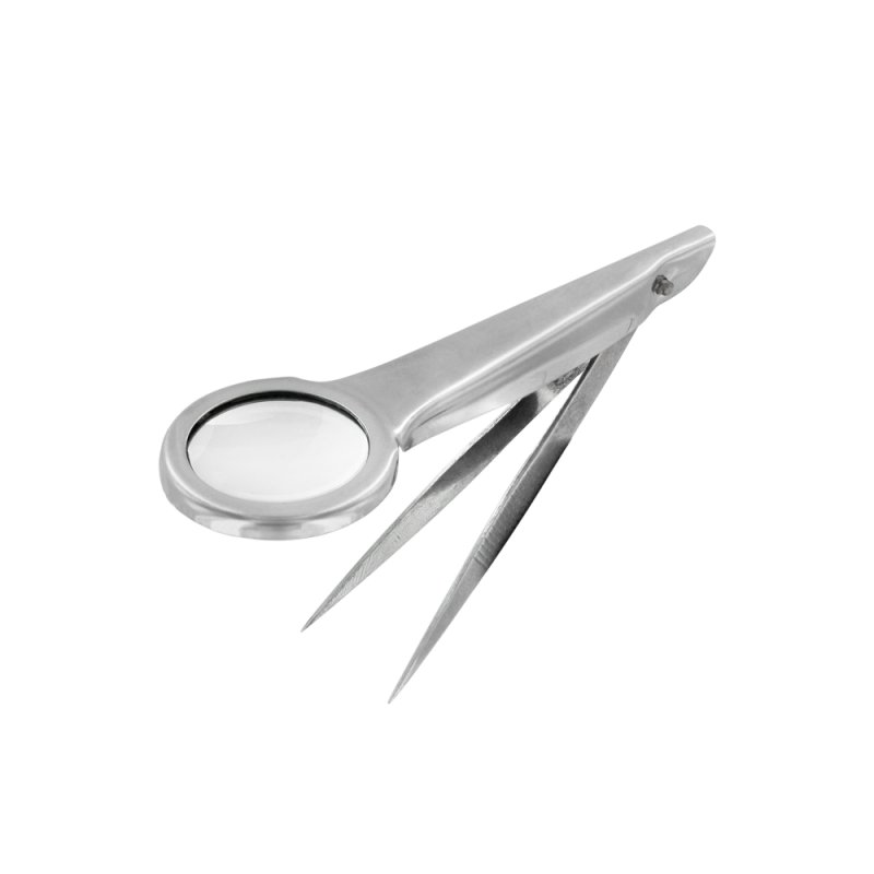Zdjęcie główne produktu Szkło powiększające z pęsetą (powiększenie 1.75x) Modelcraft Shesto PTW1125