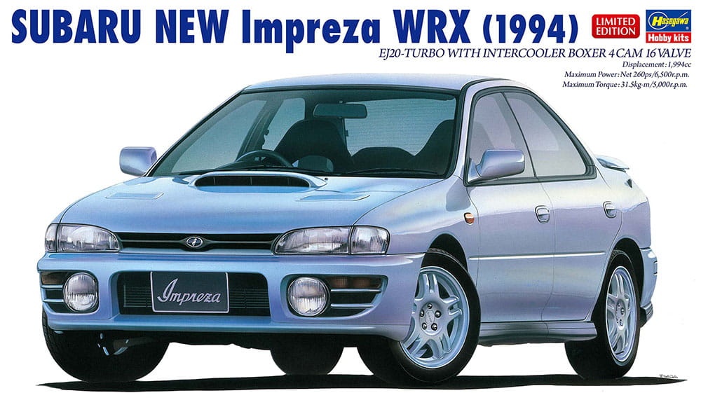 Zdjęcie główne produktu Subaru Impreza WRX (1994) 1:24 Hasegawa 20675