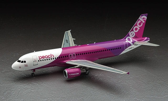 Zdjęcie dodatkowe produktu Airbus A320 Peach 1:200 Hasegawa 10741
