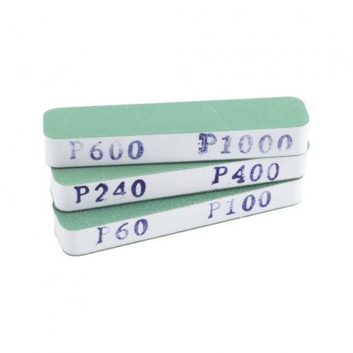 Dual-Grit Flexi Sanders (3pcs) (90x19x12mm) Modelcraft Shesto PAB1100