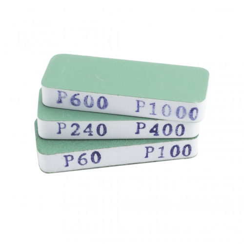 Dual-Grit Flexi Sanders (3pcs) (80x30x12mm) Modelcraft Shesto PAB1300