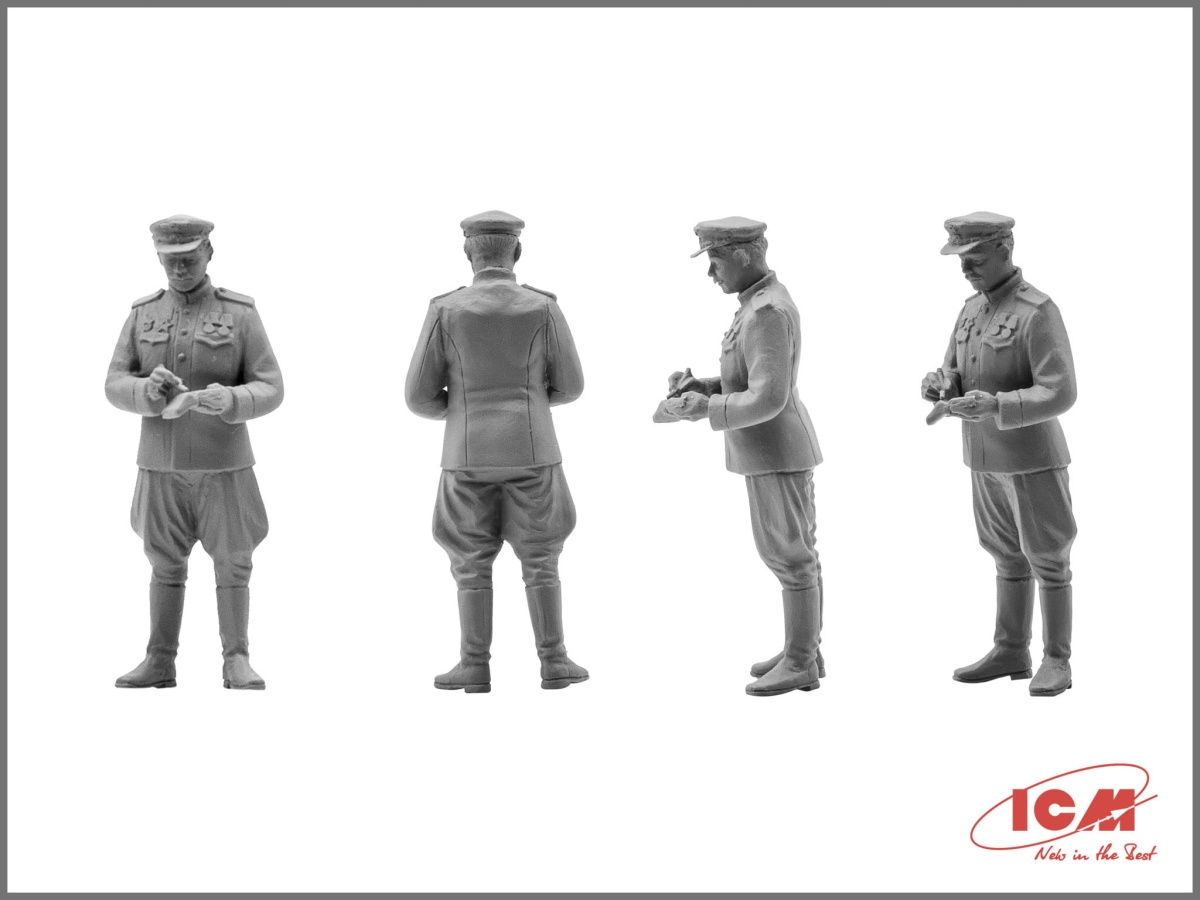 Zdjęcie dodatkowe produktu Soviet Air Force Pilots and Ground Personnel (1943-1945) 1:48 ICM 48084