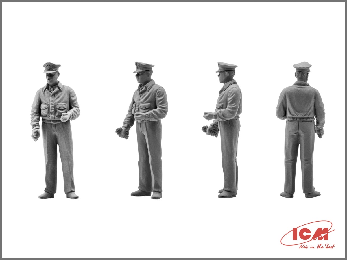 Zdjęcie dodatkowe produktu USAAF Pilots and Ground Personnel (1941-1945) 1:48 ICM 48083