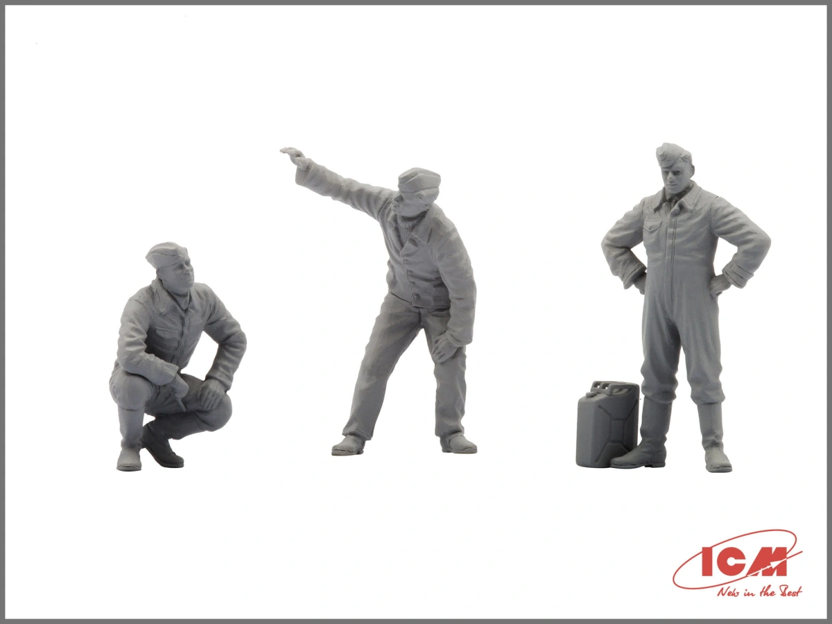 Zdjęcie dodatkowe produktu German Luftwaffe Ground Personnel (1939-1945) 1:48 ICM 48085