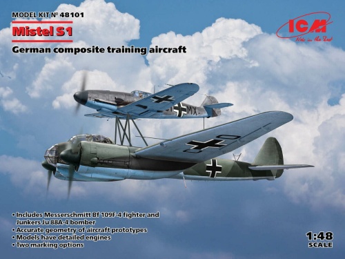 Mistel S1 German composite training aircraft 1:48 ICM 48101