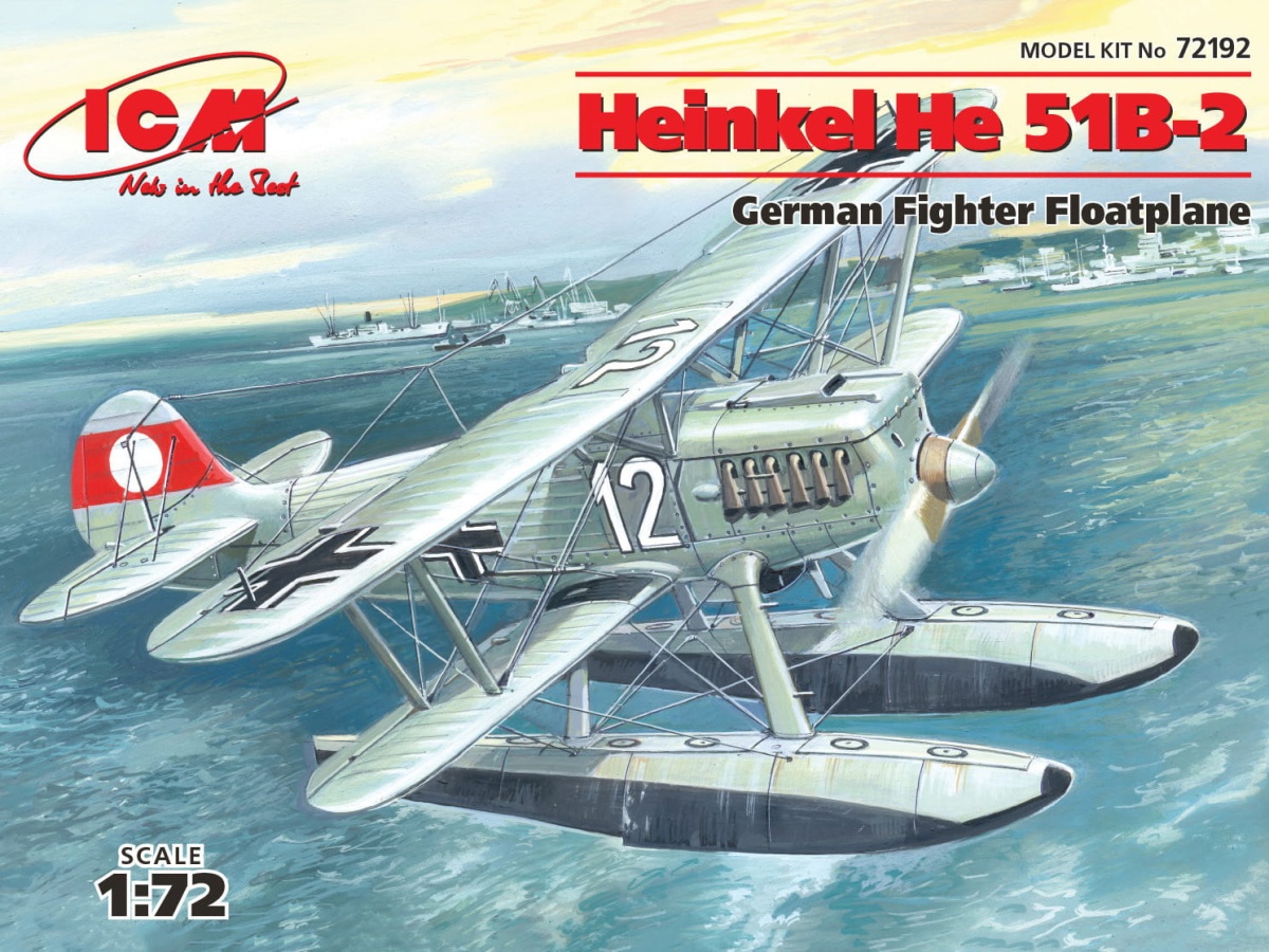 Zdjęcie główne produktu Heinkel He 51B-2 1:72 ICM 72192