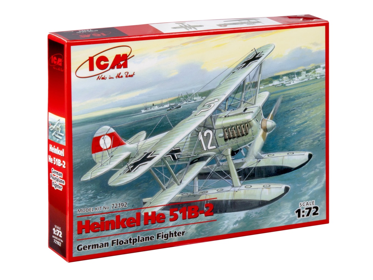 Zdjęcie dodatkowe produktu Heinkel He 51B-2 1:72 ICM 72192