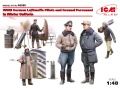 Zdjęcie główne produktu WWII German Luftwaffe Pilots and Ground Personnel in Winter Uniform 1:48 ICM 48086