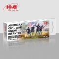 Zdjęcie dodatkowe produktu Acrylic paint set for American Civil War Union Infantry ICM 3013