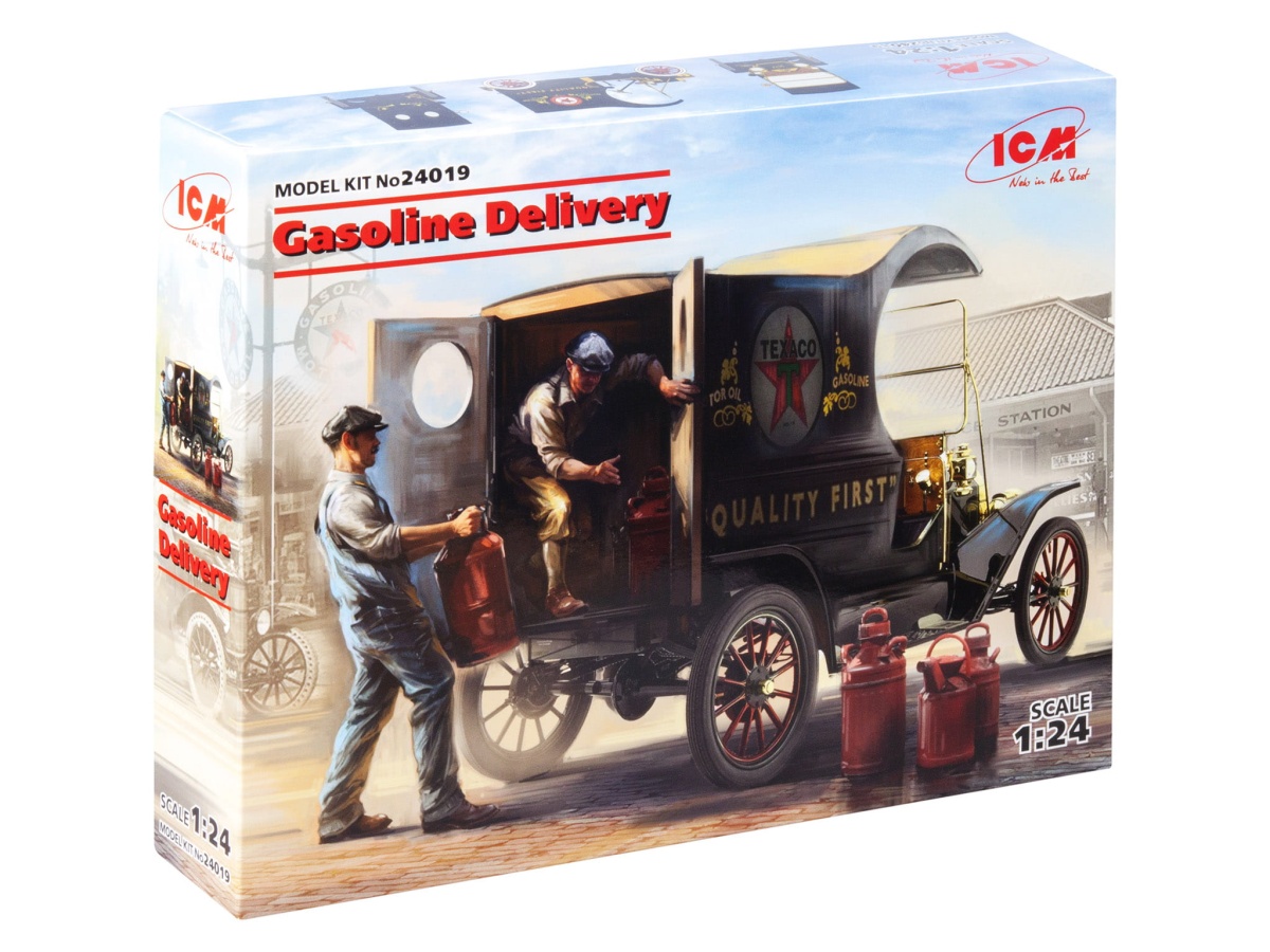 Zdjęcie dodatkowe produktu Model T 1912 Delivery Car with American Gasoline Loaders 1:24 ICM 24019