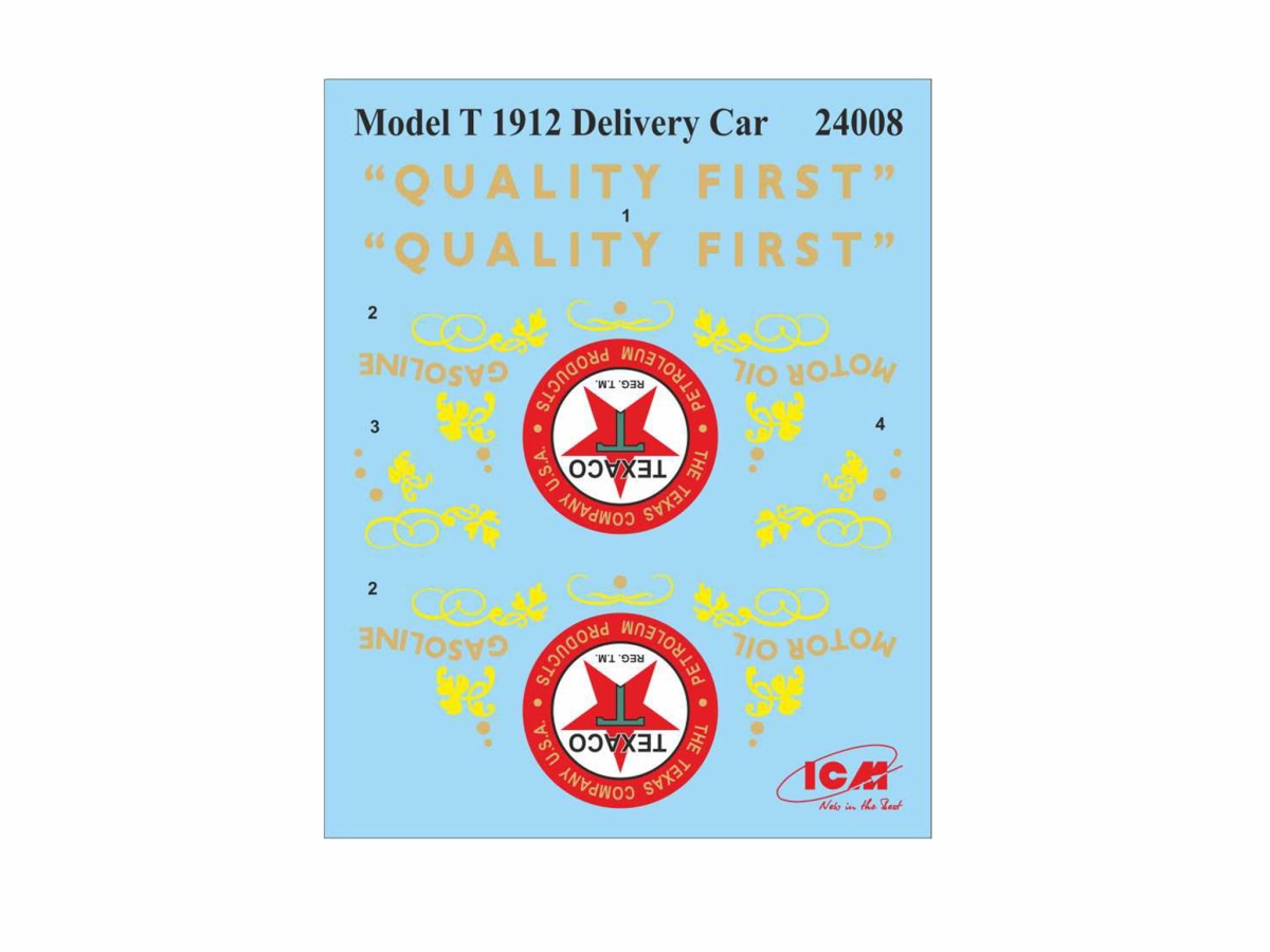 Zdjęcie dodatkowe produktu Model T 1912 Delivery Car with American Gasoline Loaders 1:24 ICM 24019