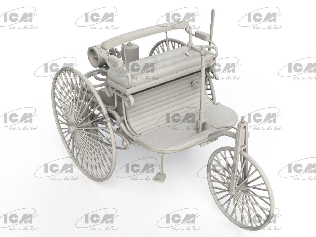 Zdjęcie dodatkowe produktu Benz Patent-Motorwagen 1886 EASY version 1:24 ICM 24042