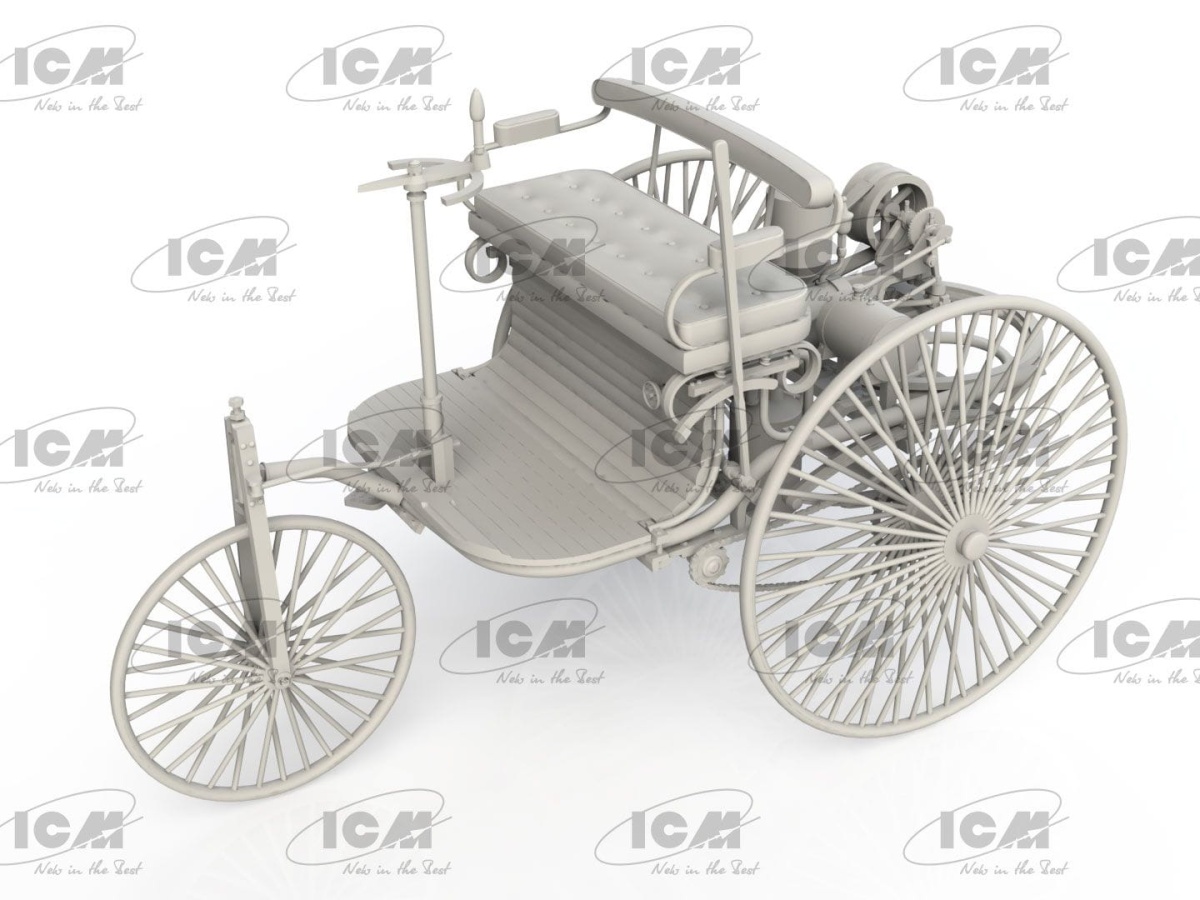 Zdjęcie dodatkowe produktu Benz Patent-Motorwagen 1886 EASY version 1:24 ICM 24042