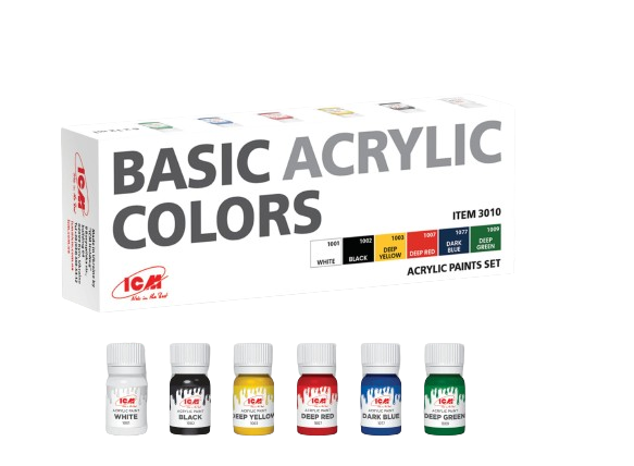 Zdjęcie główne produktu Basic Acrylic Colors ICM 3010