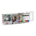 Zdjęcie główne produktu Аcrylic paints set Civilians 1:35 ICM 3030