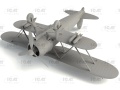 Zdjęcie dodatkowe produktu CR 42 Falco with Italian Pilots in tropical uniform 1:32 ICM 32025