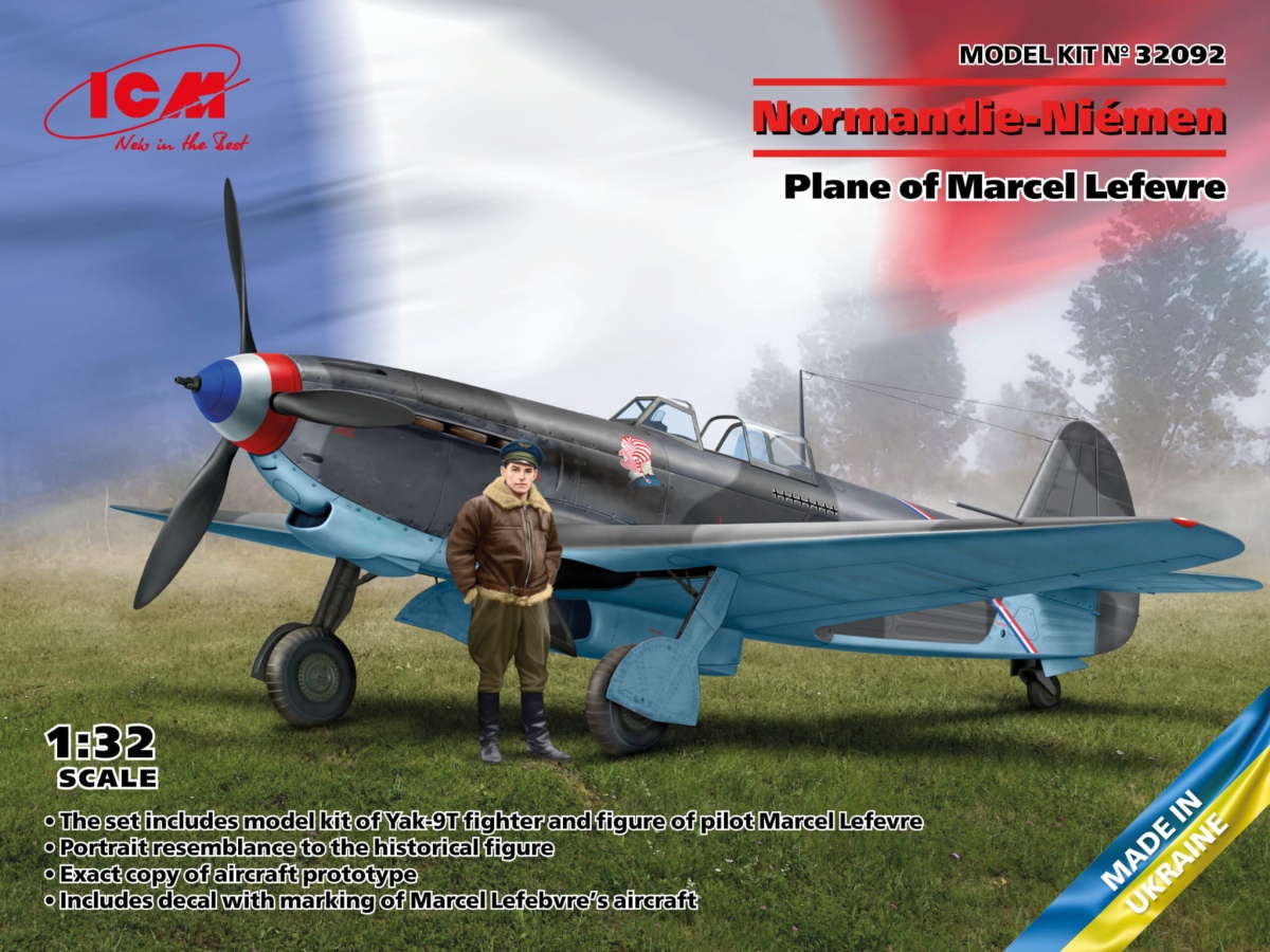 Zdjęcie główne produktu Normandie-Niemen. Plane of Marcel Lefevre 1:32 ICM 32092