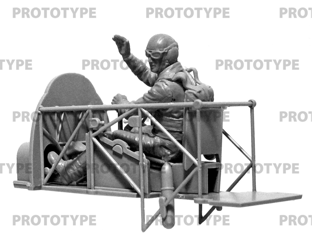 Zdjęcie dodatkowe produktu WWII Axis Pilots in the cockpit 1:32 ICM 32111