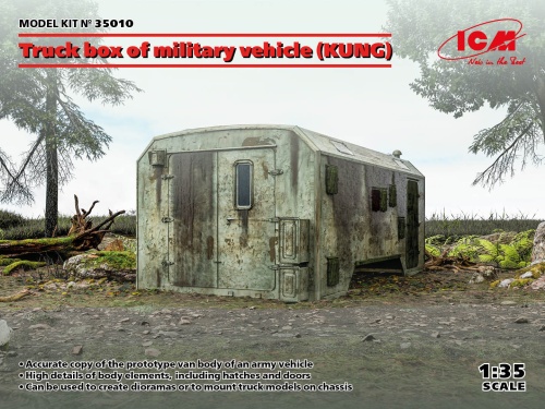 Truck box of military vehicle (KUNG) 1:35 ICM 35010