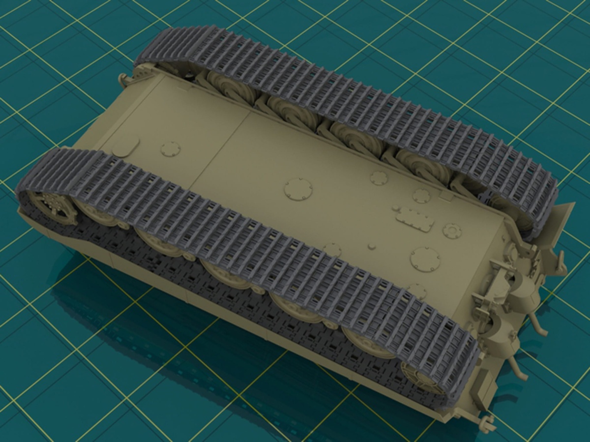Zdjęcie dodatkowe produktu Pz.Kpfw.VI Ausf.B King Tiger with Henschel Turret (late production) 1:35 ICM 35363