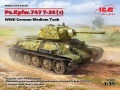 Zdjęcie główne produktu Pz.Kpfw. T-34-747(r) 1:35 ICM 35370