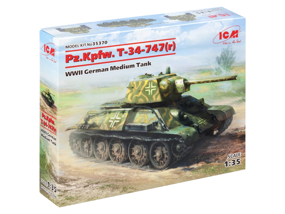Zdjęcie dodatkowe produktu Pz.Kpfw. T-34-747(r) 1:35 ICM 35370