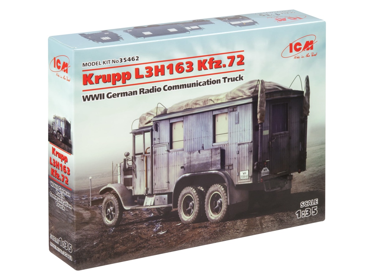Zdjęcie dodatkowe produktu Krupp L3H163 Kfz.72 1:35 ICM 35462