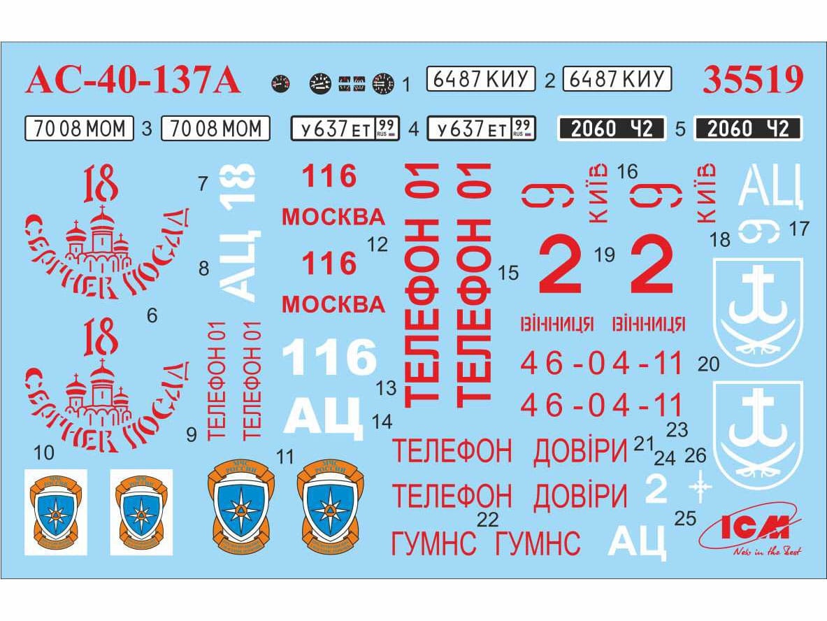 Zdjęcie dodatkowe produktu AC-40-137A 1:35 ICM 35519
