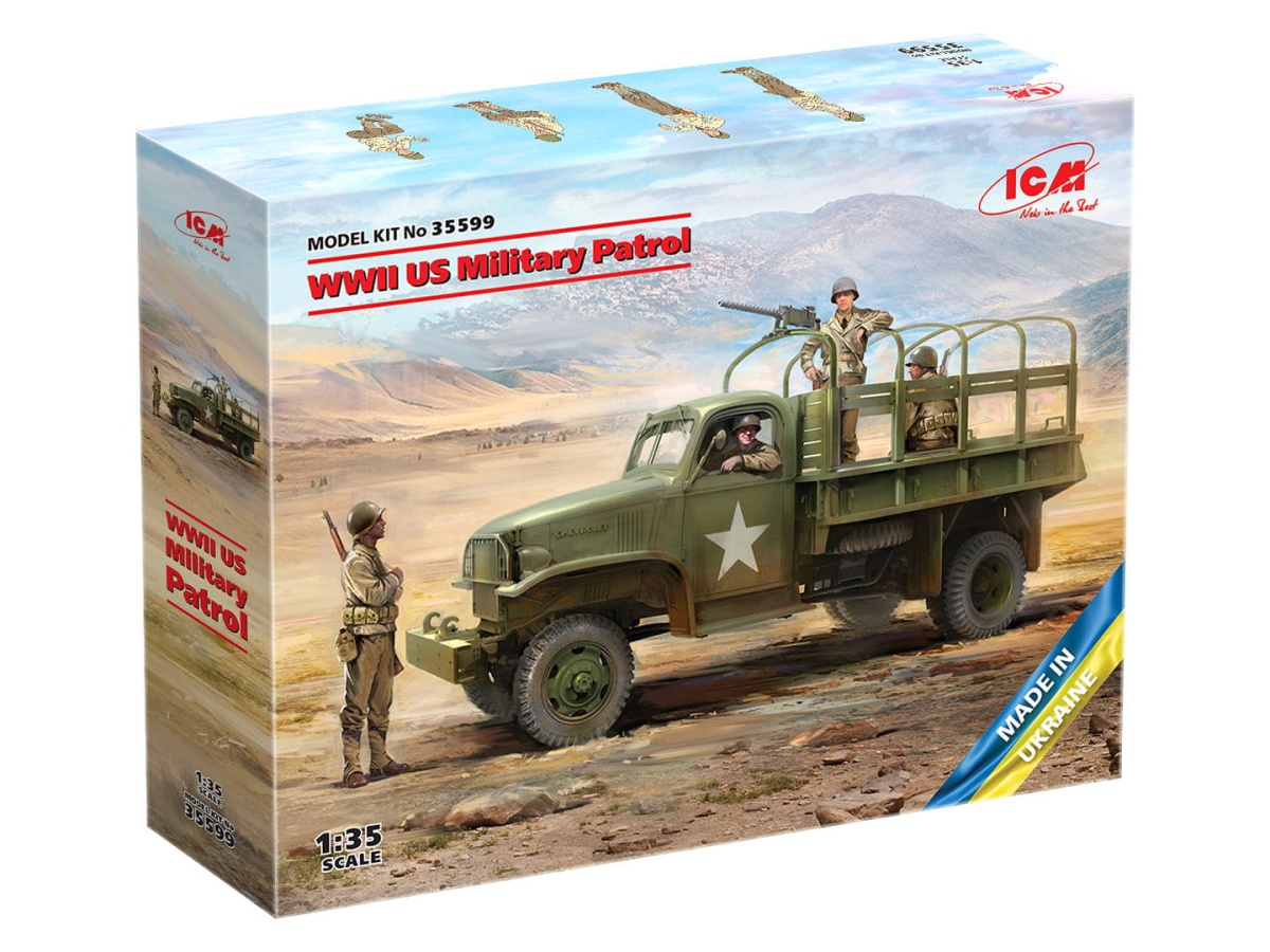 Zdjęcie dodatkowe produktu WWII US Military Patrol 1:35 ICM 35599