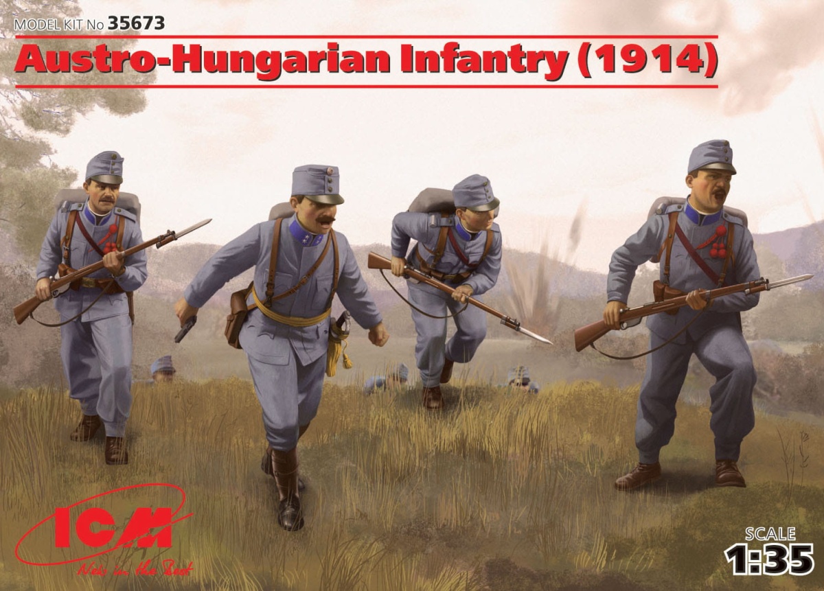 Zdjęcie główne produktu Austro-Hungarian Infantry (1914) 1:35 ICM 35673