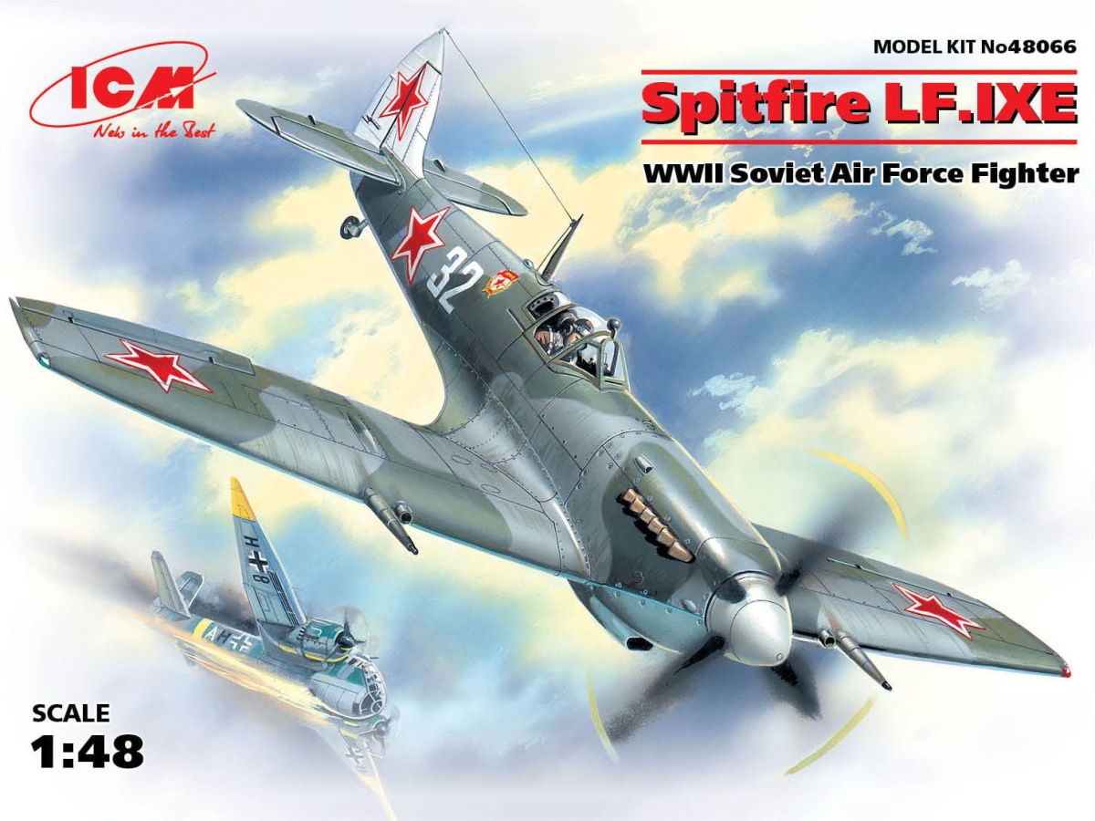 Zdjęcie główne produktu Spitfire LF.IXE 1:48 ICM 48066