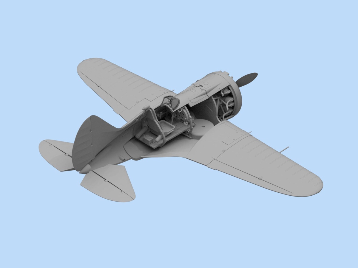 Zdjęcie dodatkowe produktu I-16 type 24 1:48 ICM 48097