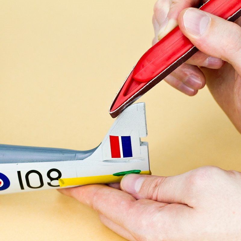 Zdjęcie dodatkowe produktu Spring-Loaded Finger Sander (10mm, Medium) Modelcraft Shesto PFL6010