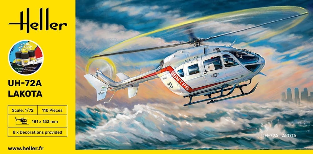 Zdjęcie dodatkowe produktu UH-72A Lakota STARTER KIT 1:72 Heller 56379