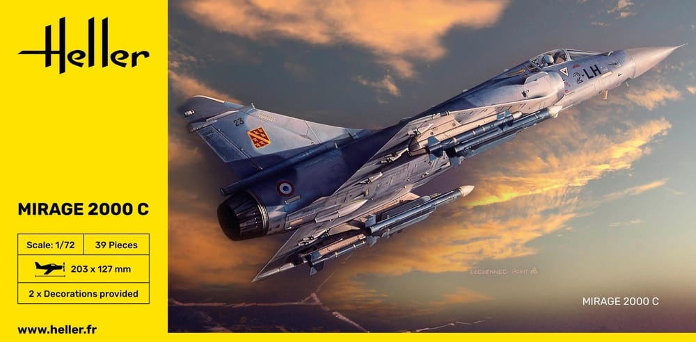Zdjęcie dodatkowe produktu Mirage 2000 C 1:72 Heller 80303