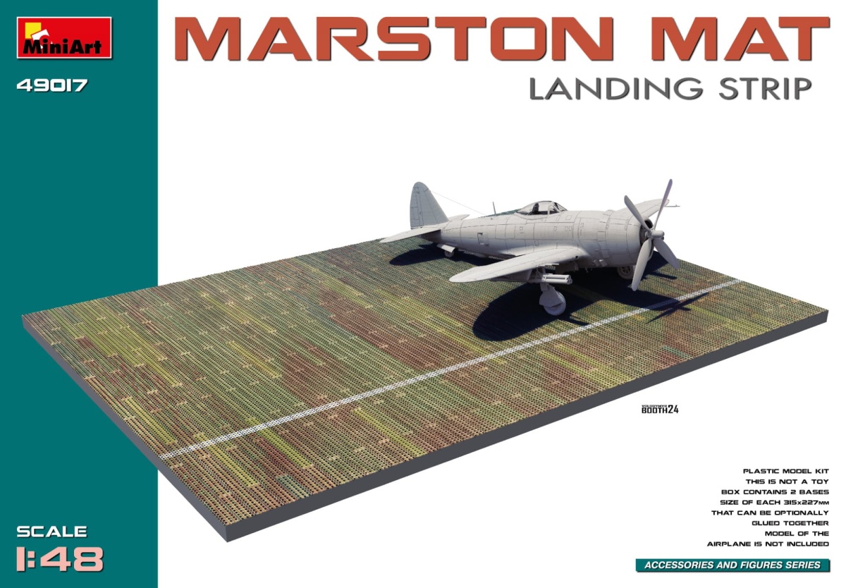 Zdjęcie główne produktu Marston Mat. Landing Strip 1:48 MiniArt 49017