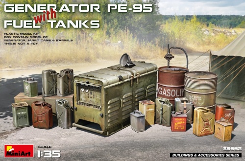 Pe-95 Generator With Fuel Tanks 1:35 MiniArt 35662
