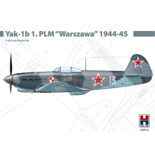 Yak-1b 1st PLM Warsaw 1944-45 1:48 Hobby 2000 48033
